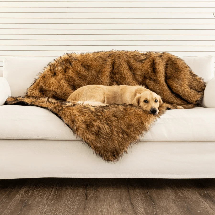 Waterproof Throw Blanket - Sable Tan