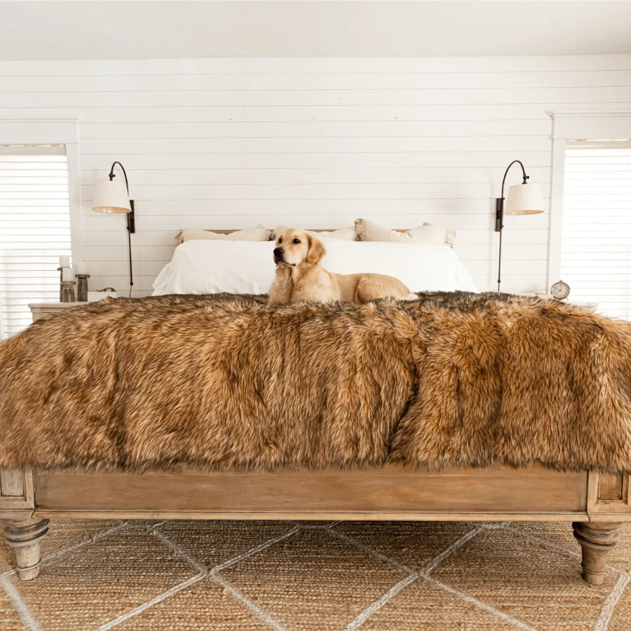 Waterproof Throw Blanket - Sable Tan