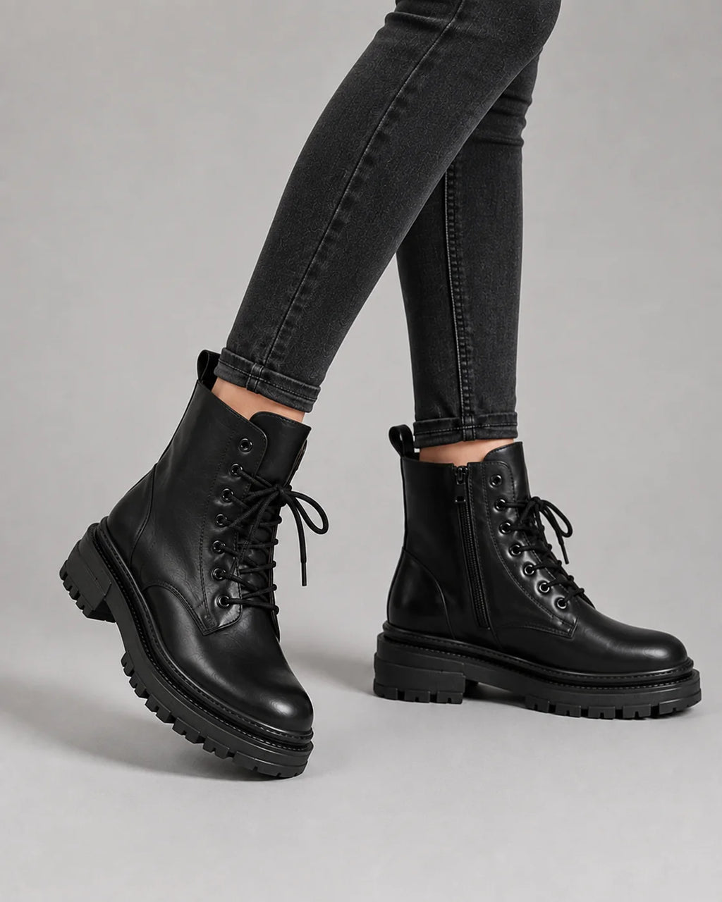 Roberta | Ankle Snow Boots with Lace-Up for Women