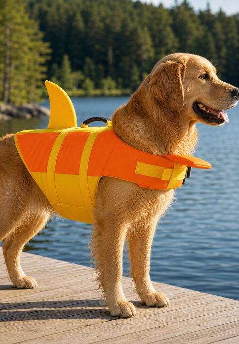 Shark-Fin Dog Life Jacket