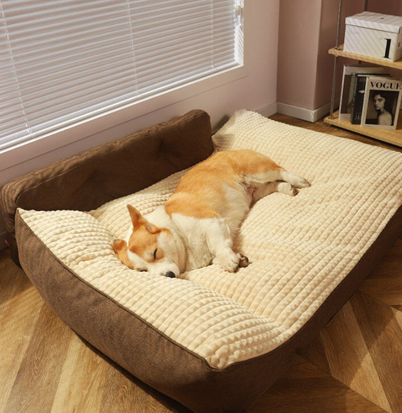 Comfort Haven | Large Orthopedic Dog Bed with Thickened Support | Cozy Design for Ultimate Comfort
