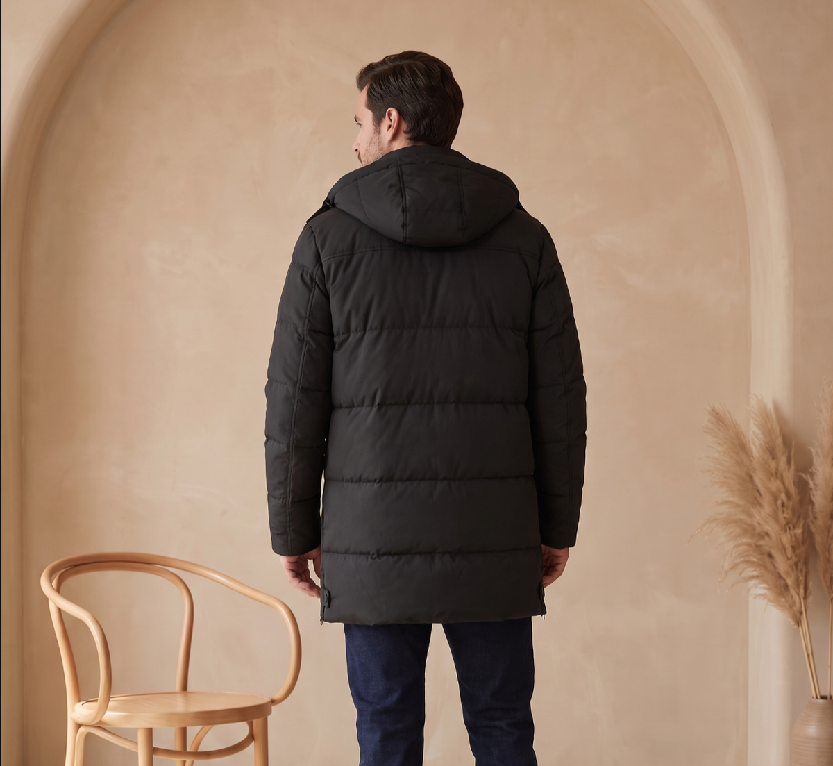 Gerald | Hooded Longline Winter Coat