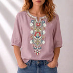 Seraphina Floral Embroidered Blouse