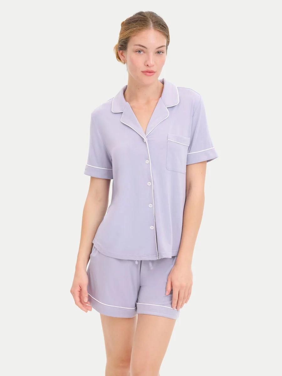 Short Sleeve Bamboo Pajama Shirt