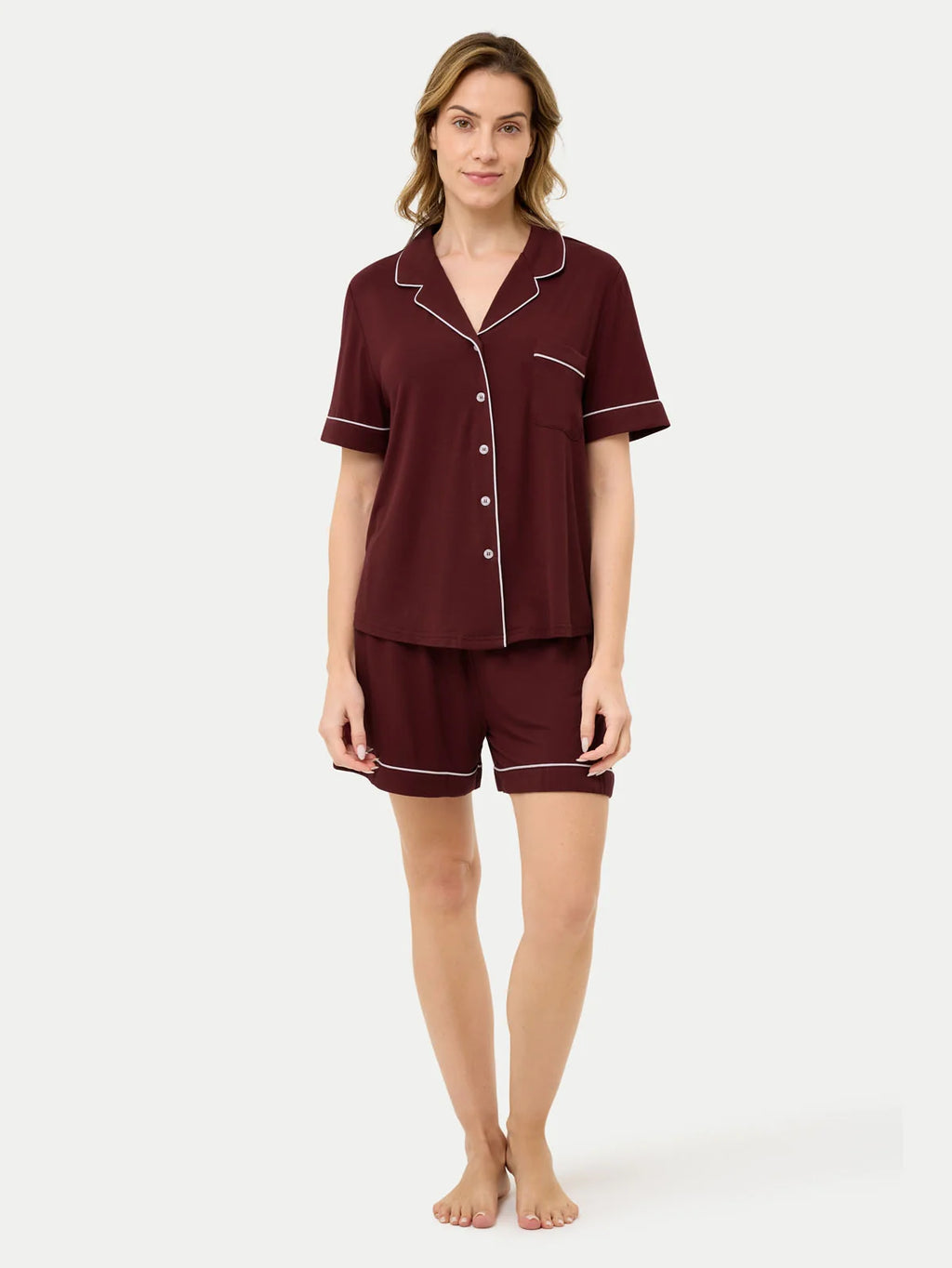 Short Sleeve Bamboo Pajama Shirt