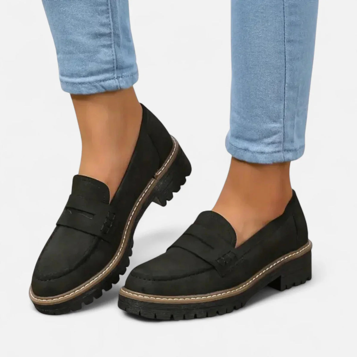 Skylar – Premium Orthopedic Heeled Loafers
