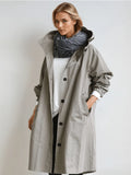 Tamora | Oversized Button-Down Trench Coat for Women