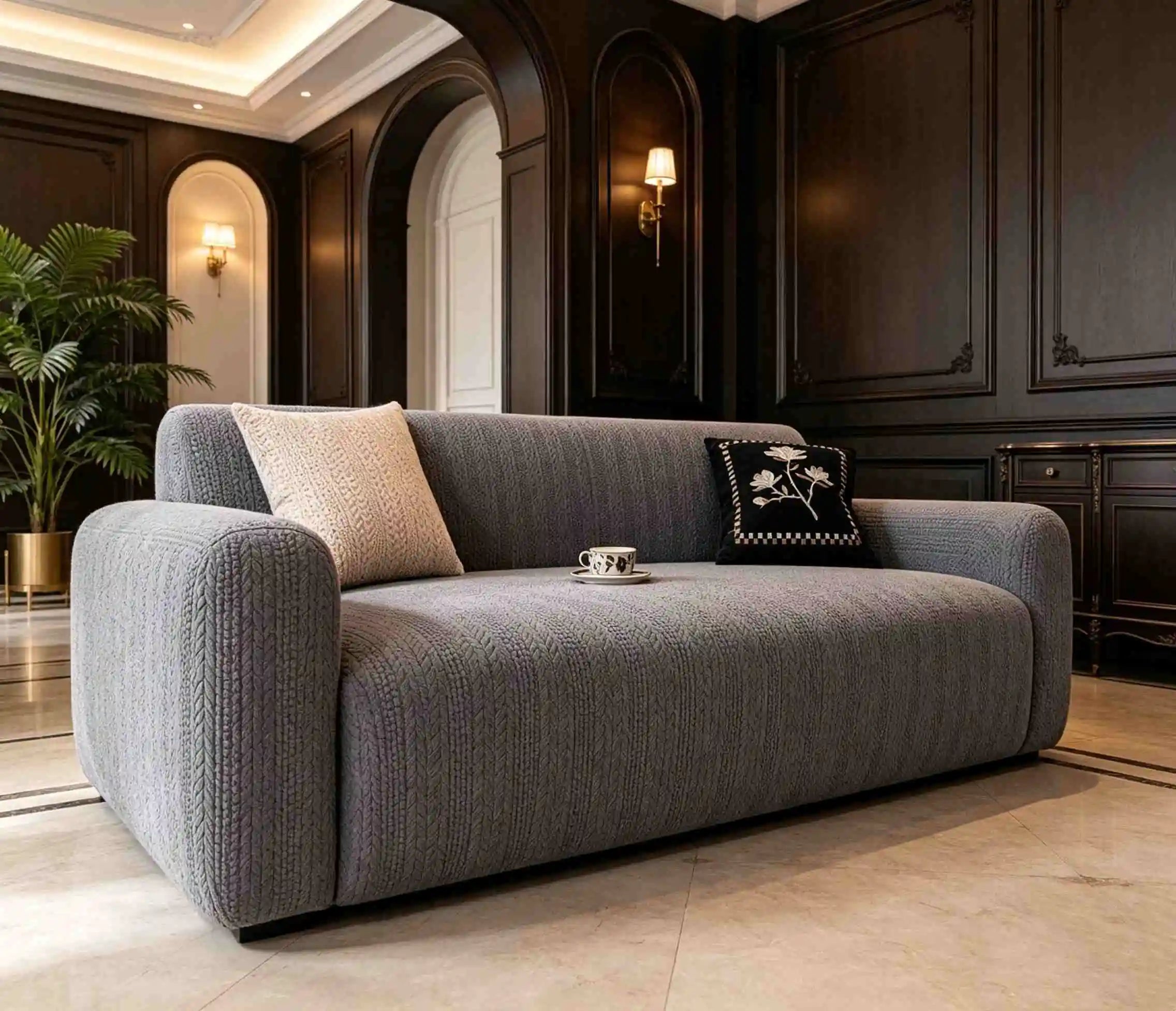 Universal Stretch Sofa Cover | High Elasticity Slipcover for Easy Cleaning | Durable Furniture Protector for Pets and Kids