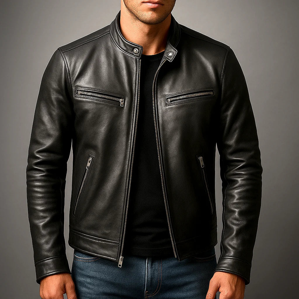 Vintage Leather Jacket for Men – Timeless Style, Premium Craftsmanship, and All-Day Comfort