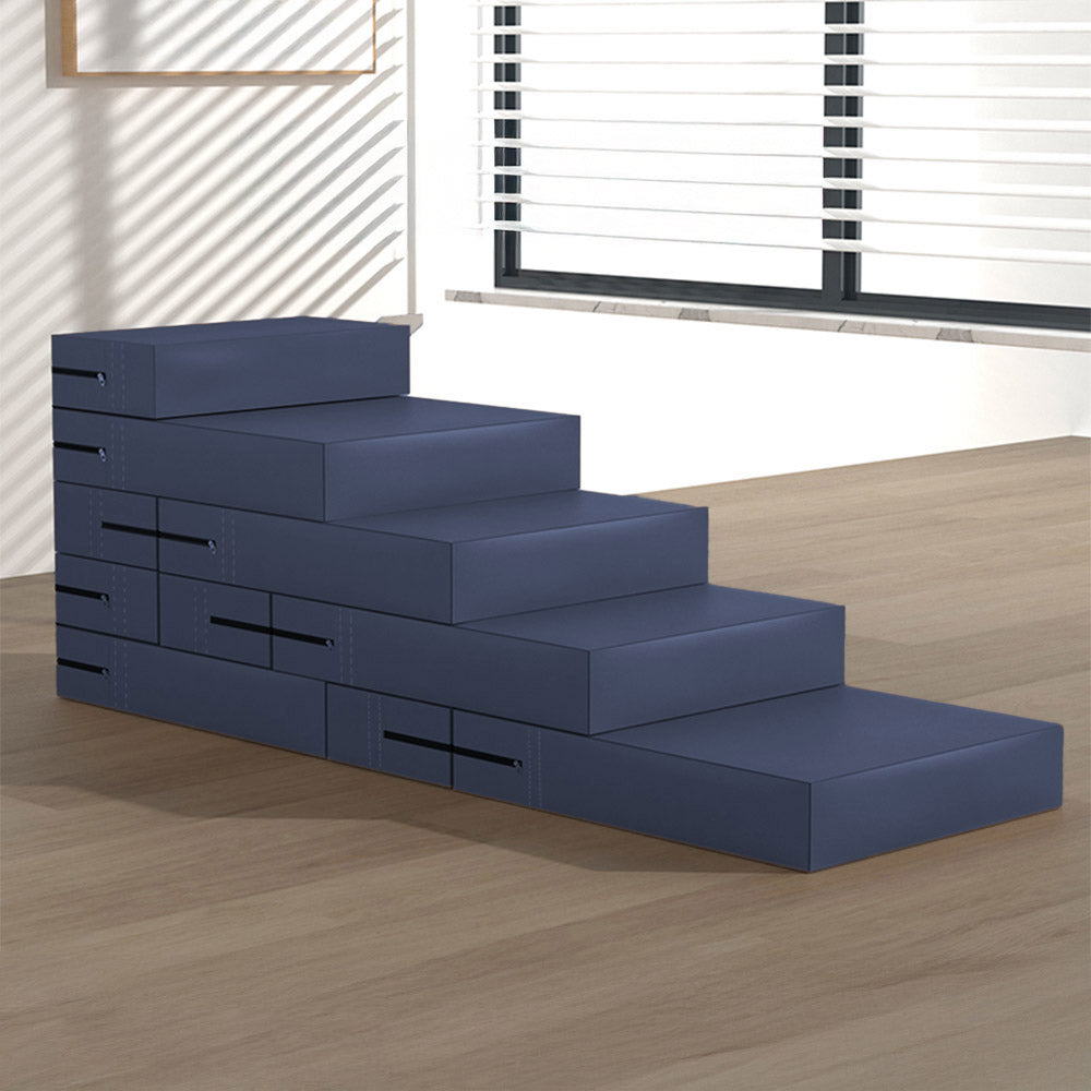 Modular Pet Stairs – Waterproof Faux Leather Steps That Convert to a Bed - view 23