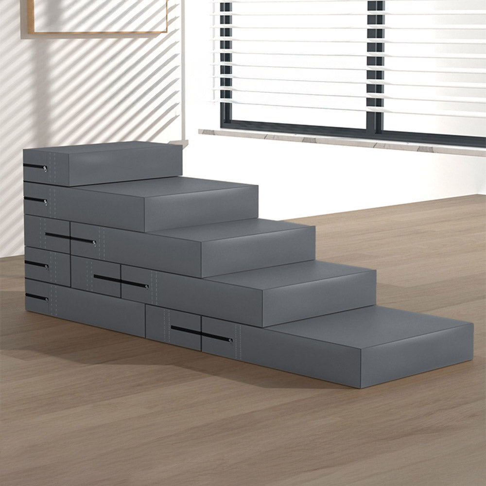 Modular Pet Stairs – Waterproof Faux Leather Steps That Convert to a Bed - view 21