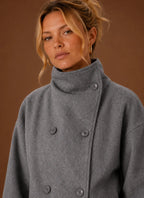 Women's Funnel Neck Jacket - Casual Jacket
