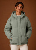Women's Puffer Jacket - Hooded Winter Coat