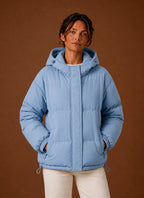 Women's Puffer Jacket - Hooded Winter Coat