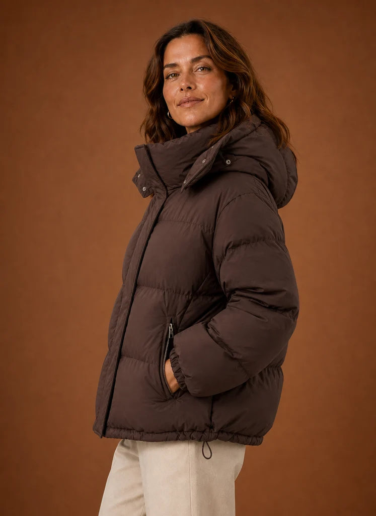 Women's Warm Puffer Jacket - Oversized Winter Coat