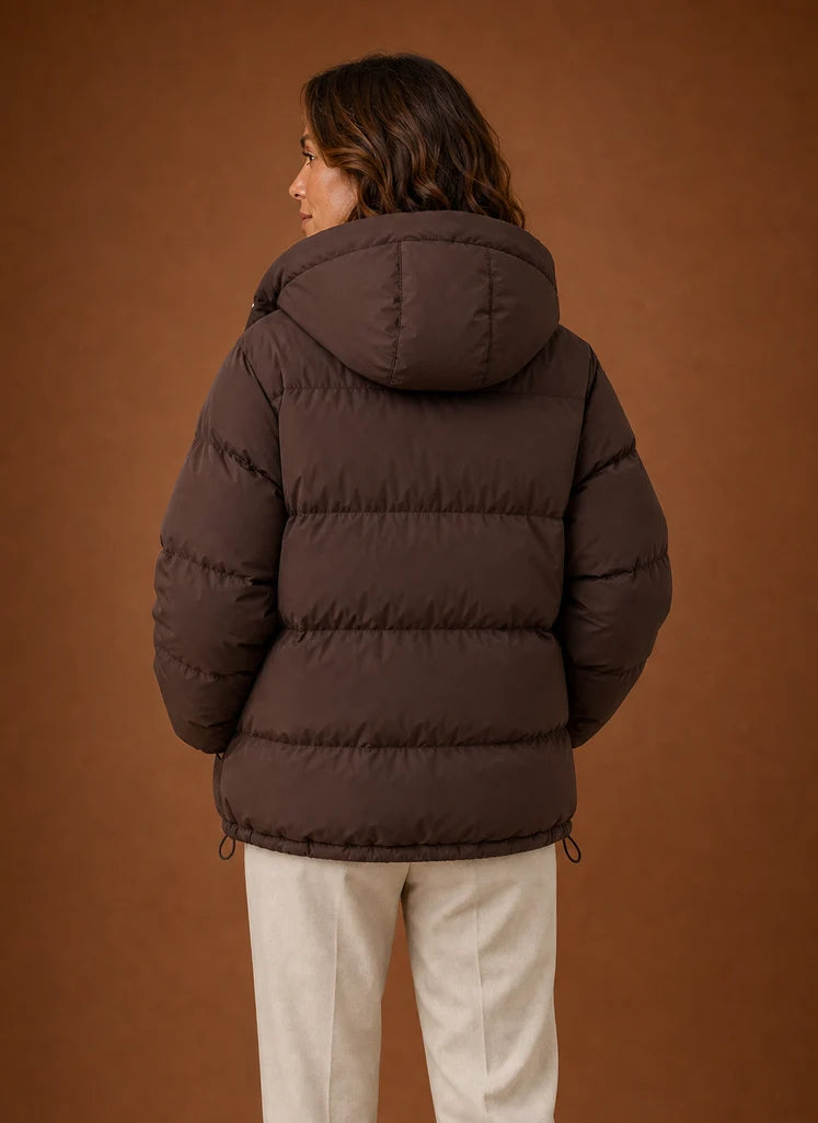 Women's Warm Puffer Jacket - Oversized Winter Coat