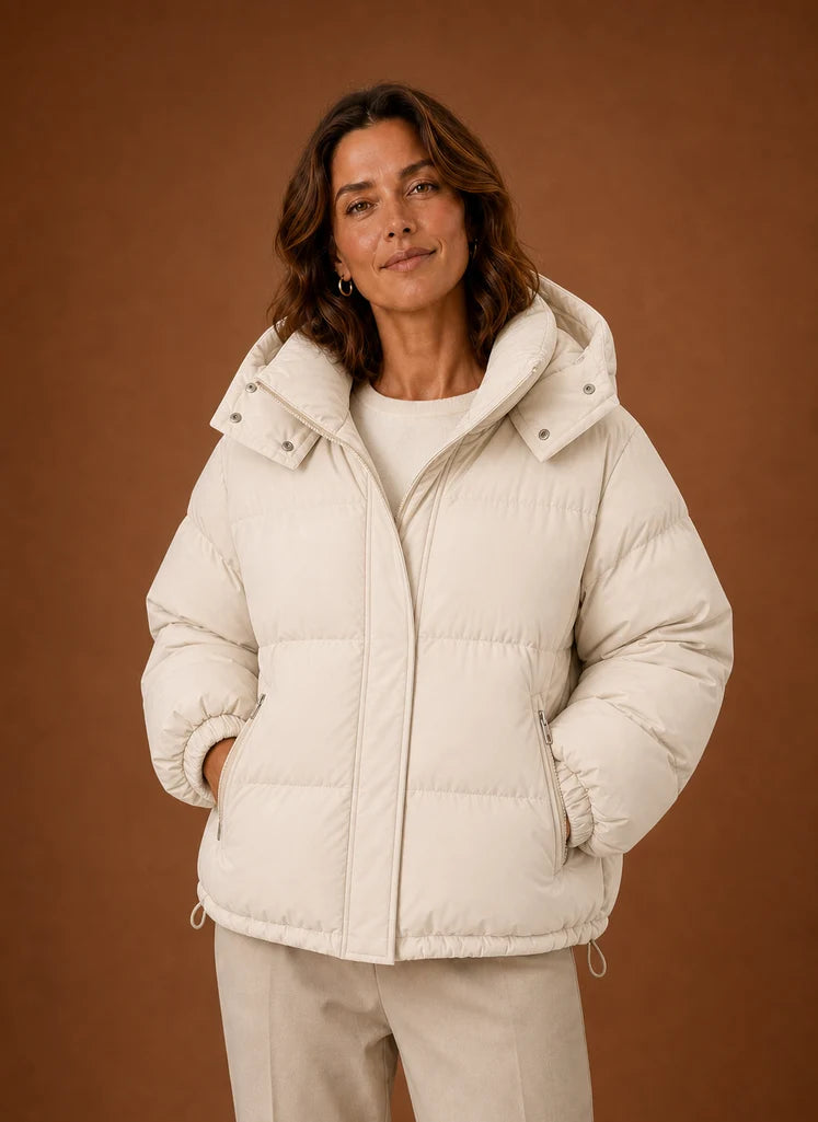 Women's Warm Puffer Jacket - Oversized Winter Coat