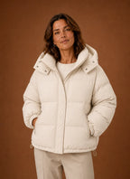Women's Warm Puffer Jacket - Oversized Winter Coat
