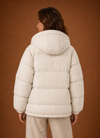 Women's Warm Puffer Jacket - Oversized Winter Coat