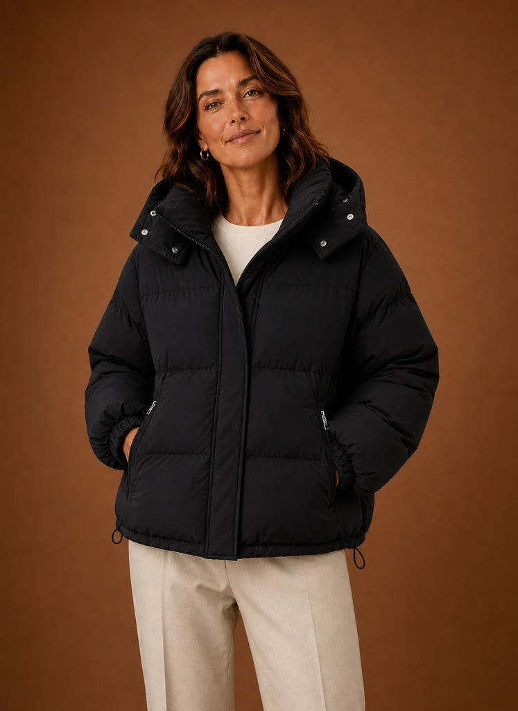 Women's Warm Puffer Jacket - Oversized Winter Coat