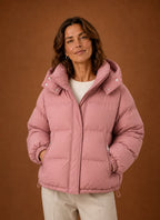 Women's Warm Puffer Jacket - Oversized Winter Coat