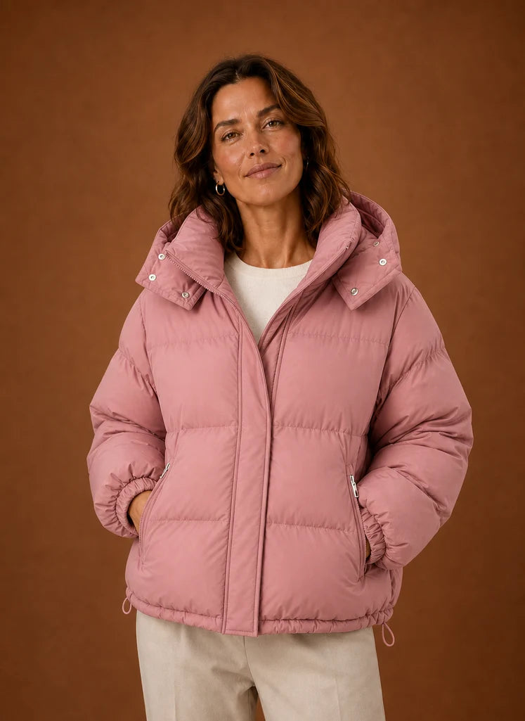 Women's Warm Puffer Jacket - Oversized Winter Coat