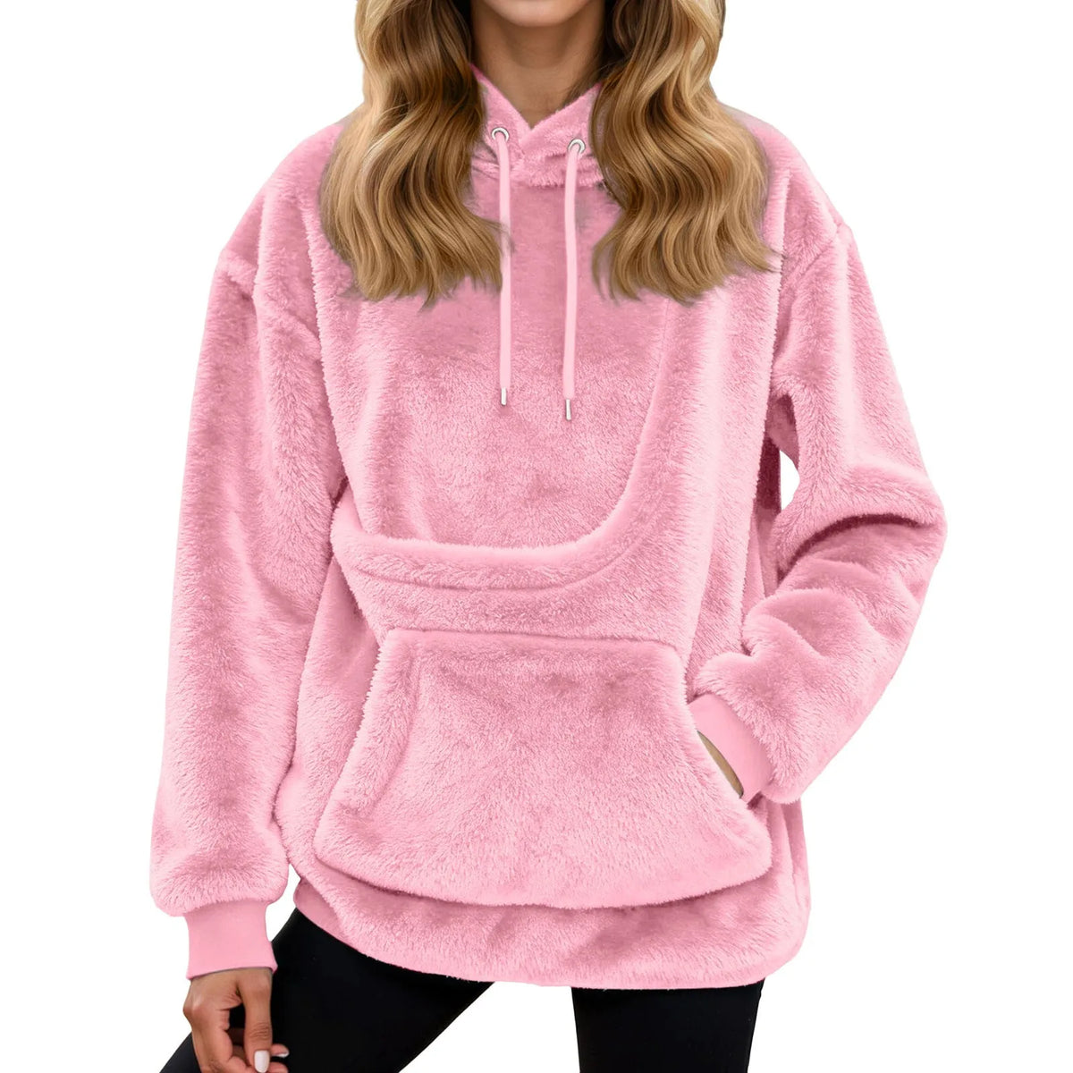 Women's hoodie with pet pocket