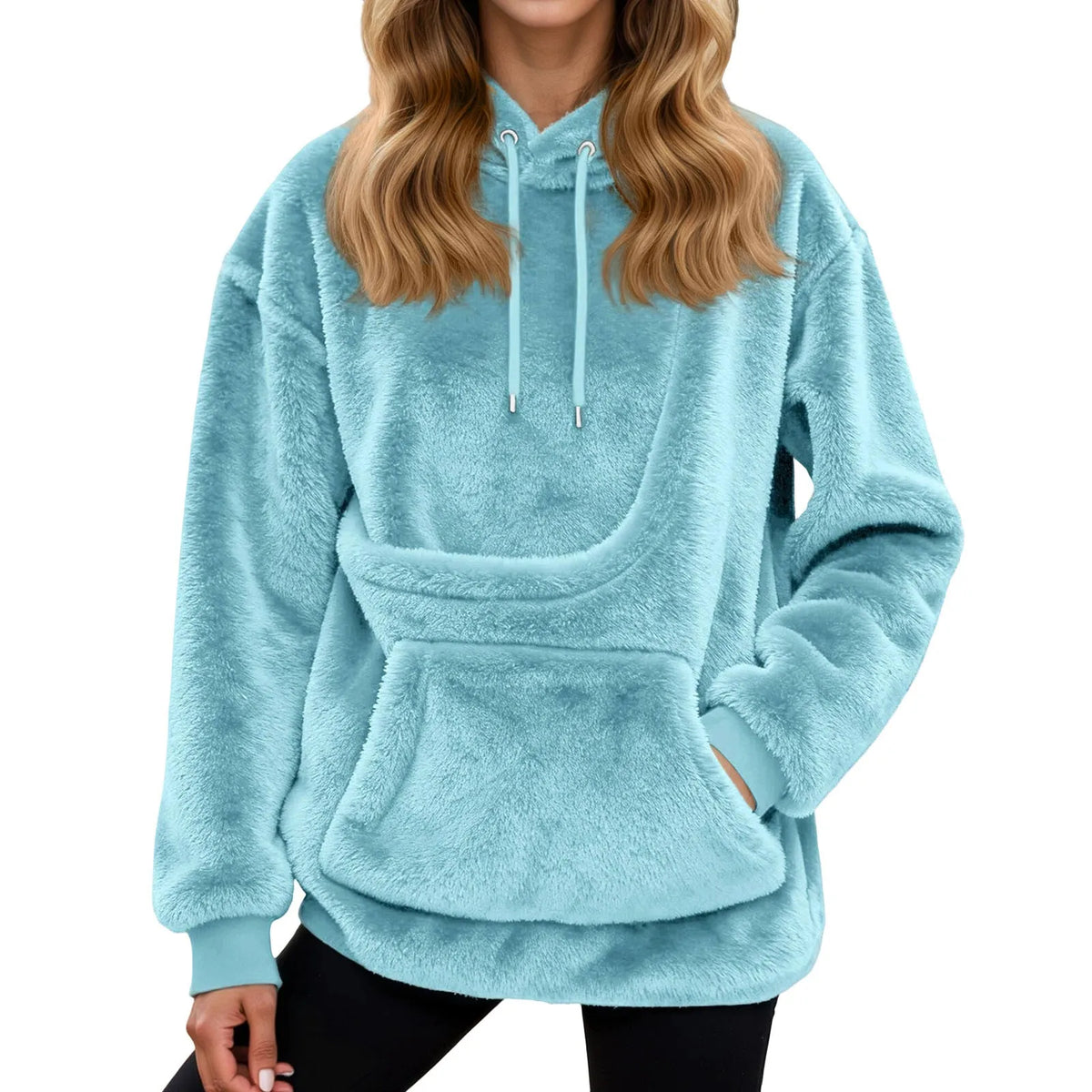 Women's hoodie with pet pocket