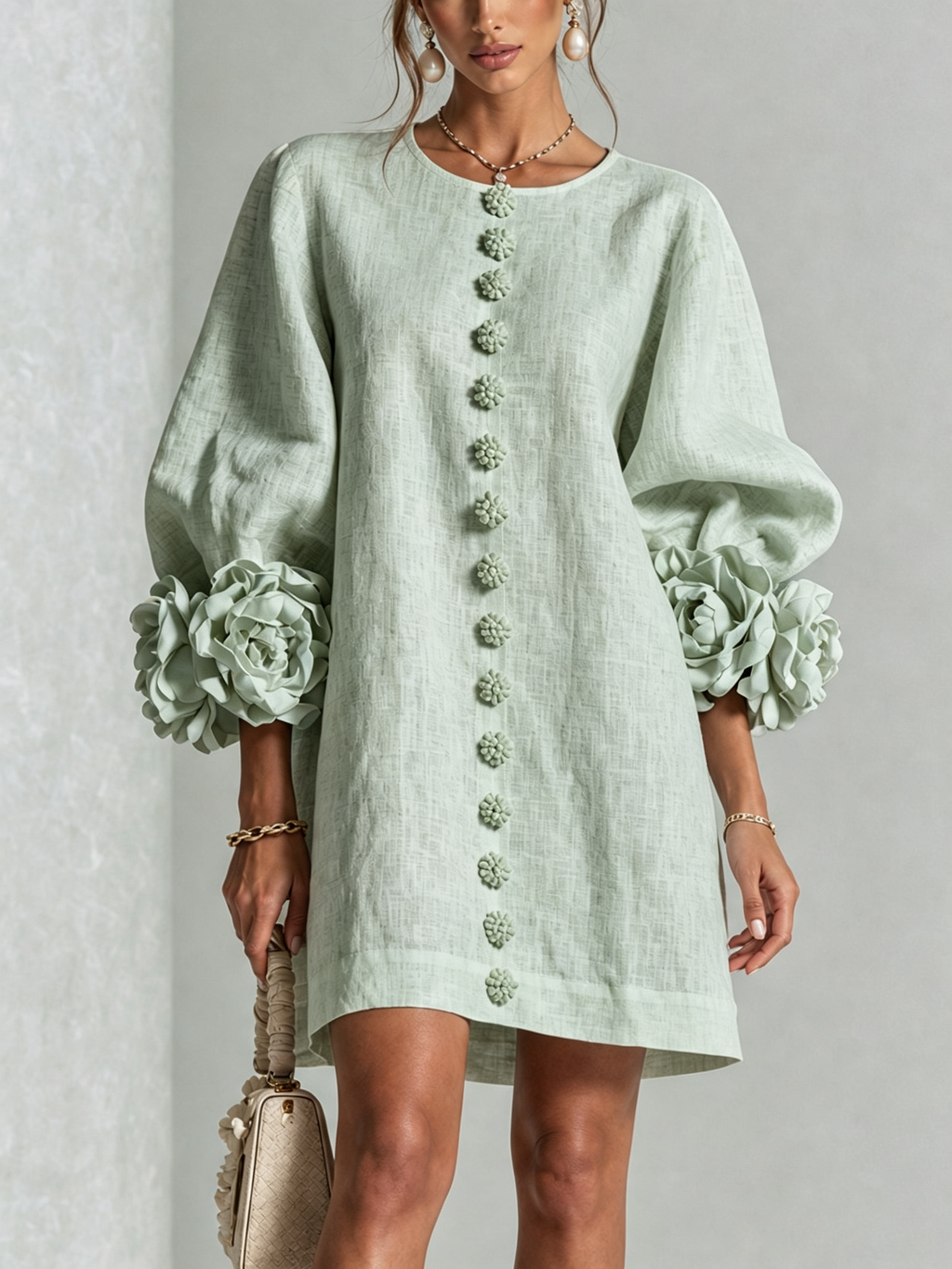 Saralyn - Sculptural Mini Dress