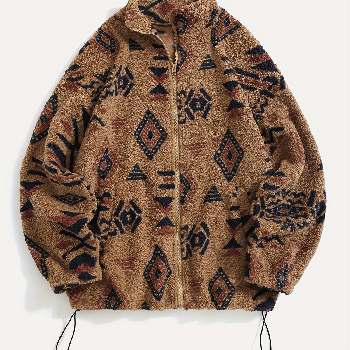 Rosalind Geometric Fleece Zip Jacket - image 3