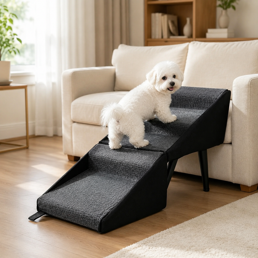Convertible Pet Ramp & Step Stool for Dogs with Anti-Slip Design | Versatile Accessory for Safe Climbing