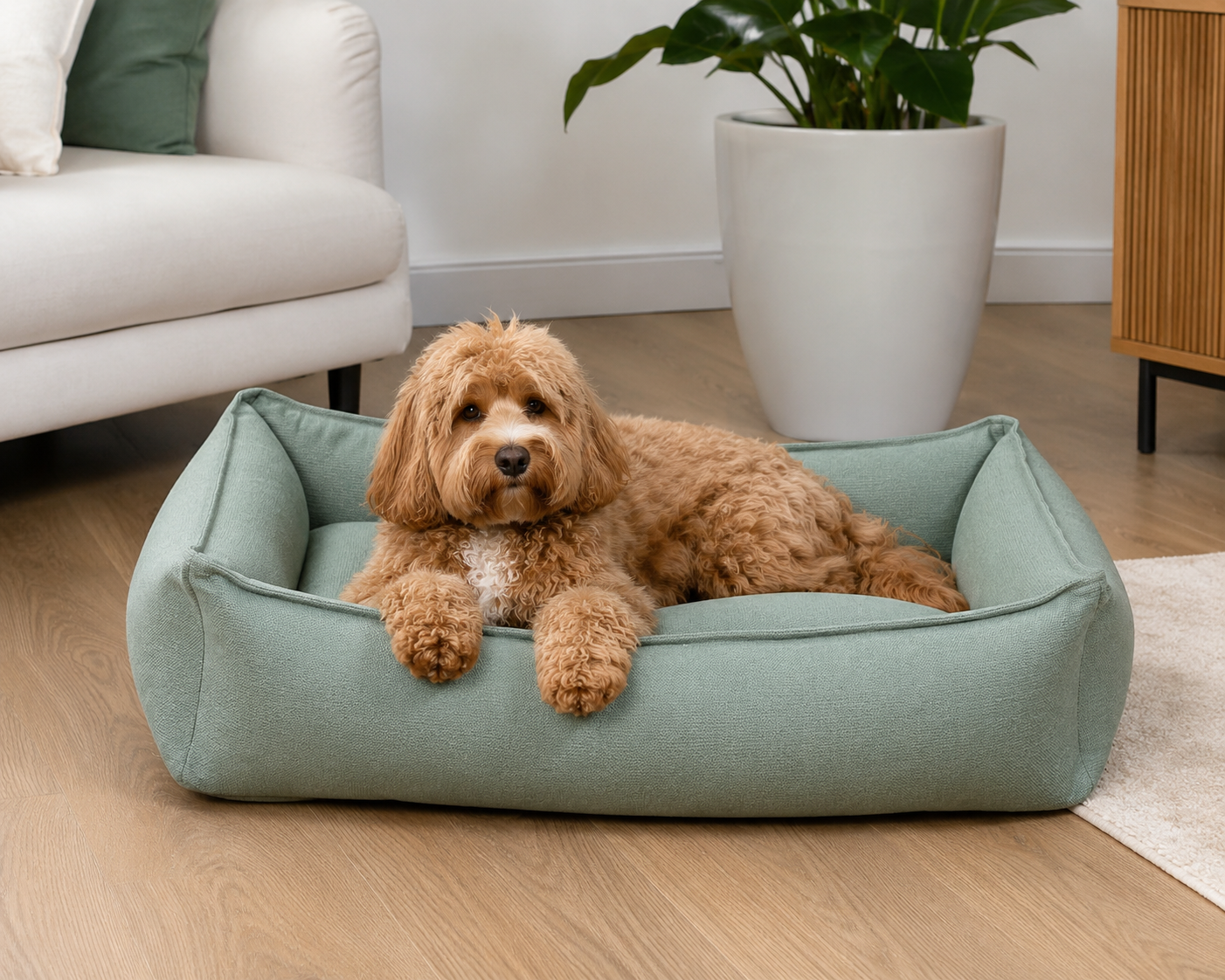 Spacious Dog Bed | Large Dog Bed with Hypoallergenic Foam Filling
