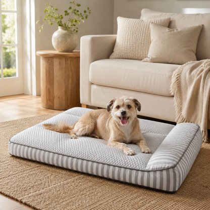 Cooling Orthopedic Dog Bed | Large Design with Joint Support & Breathable Fabric for Ultimate Comfort