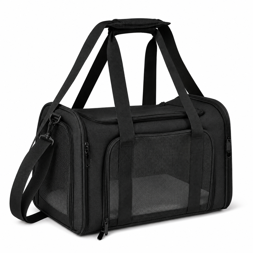 oft-Sided Cat Carrier for Small Cats & Dogs – Travel Bag