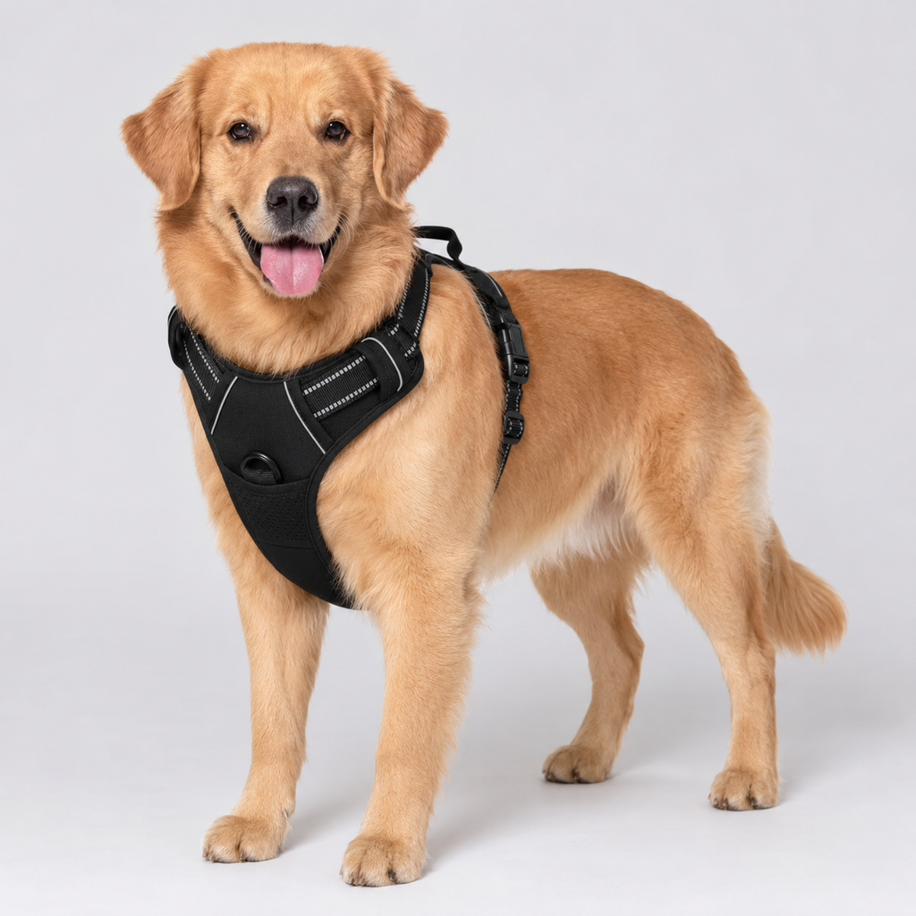 No Pull Dog Harness with Handle – Adjustable Padded Comfort Vest for Small, Medium & Large Dogs