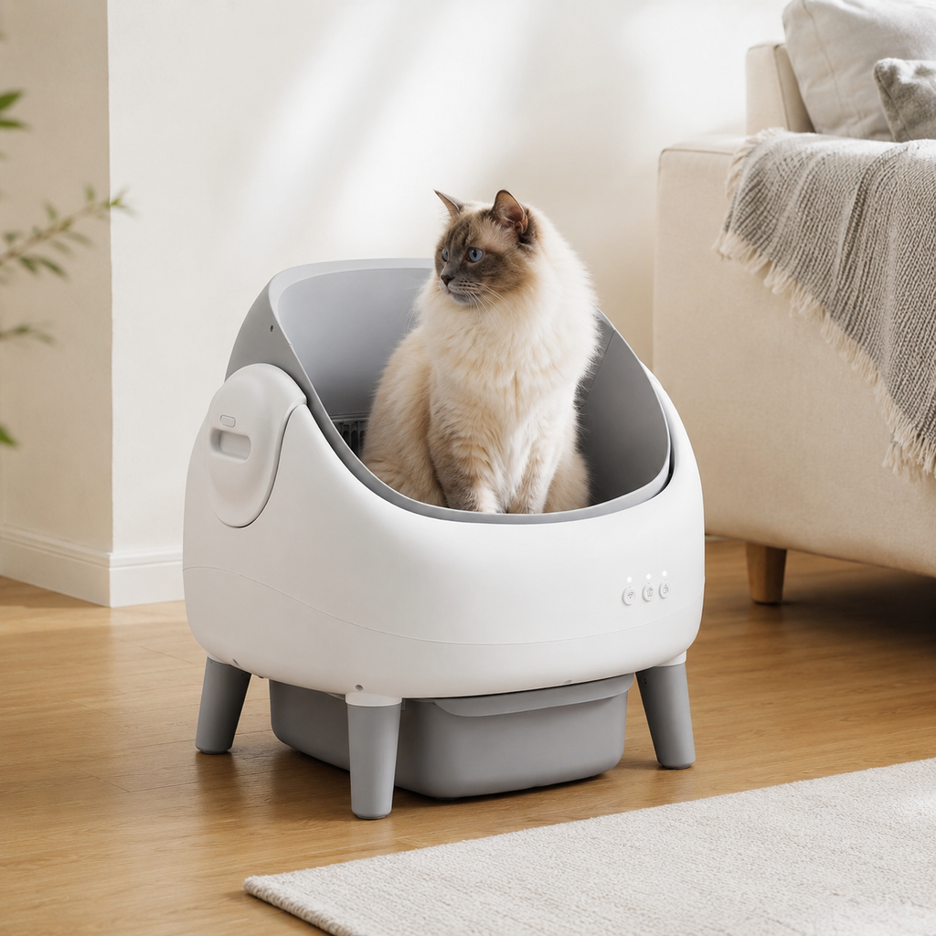 Smart Litter Box | Automatic Self-Cleaning app control