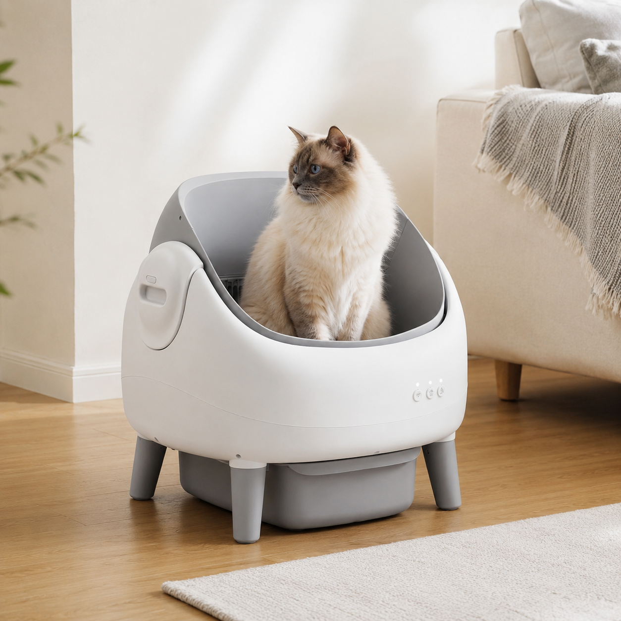 Smart Litter Box | Automatic Self-Cleaning app control