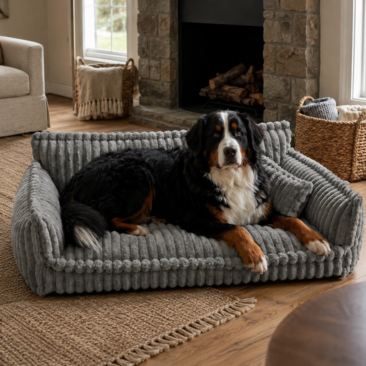 Luxury Orthopedic Dog Sofa Bed with Supportive Design | Cozy Rest for Pets