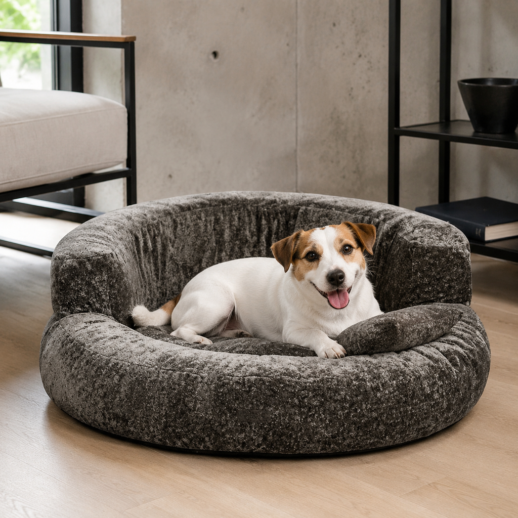 Orthopedic Donut Dog Bed with Pillows