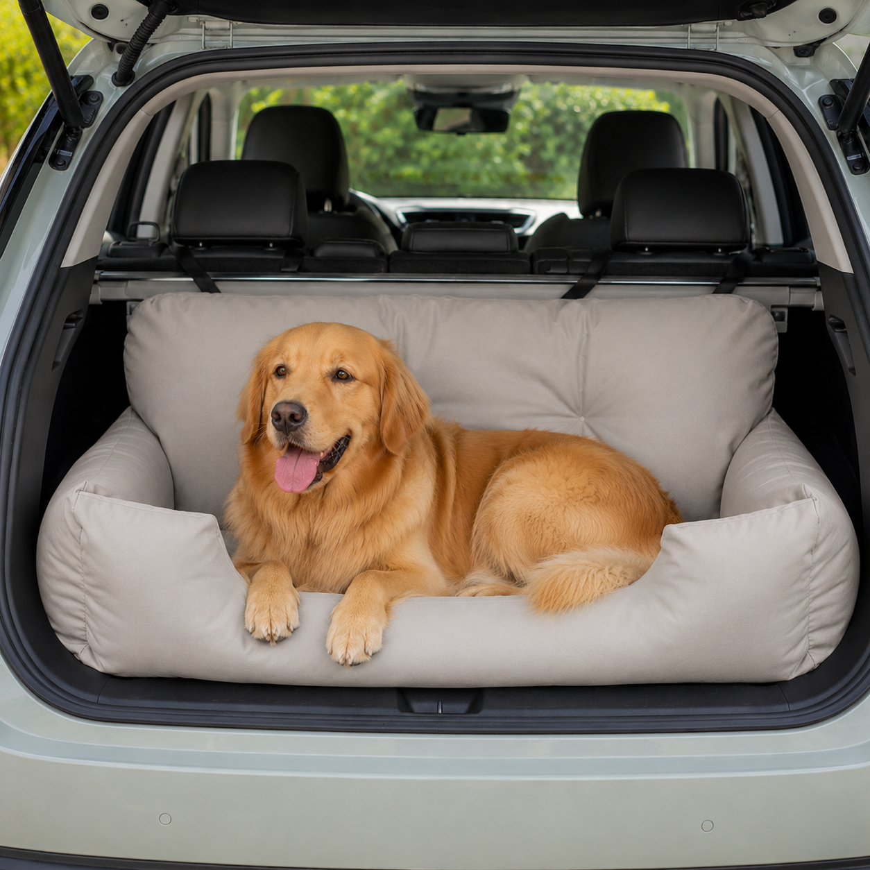 Large Dog Car Seat Bed for Back Seat