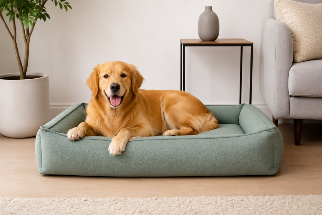 Spacious Dog Bed | Large Dog Bed with Hypoallergenic Foam Filling