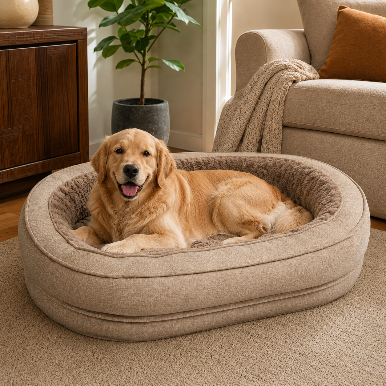 Orthopedic dog bed