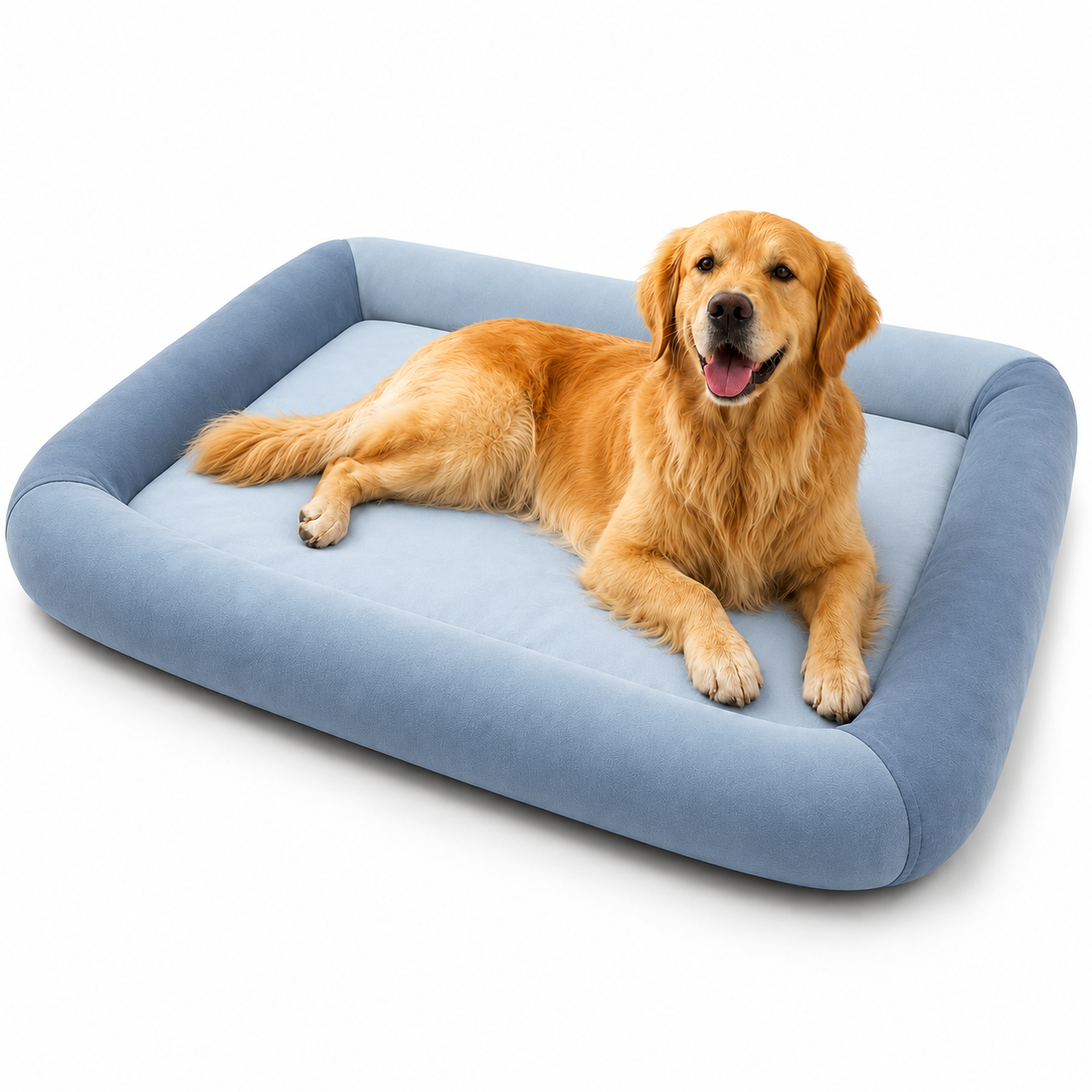 Cooling Dog Bed with Waterproof Design & Plush Texture | Ideal for Summer Comfort