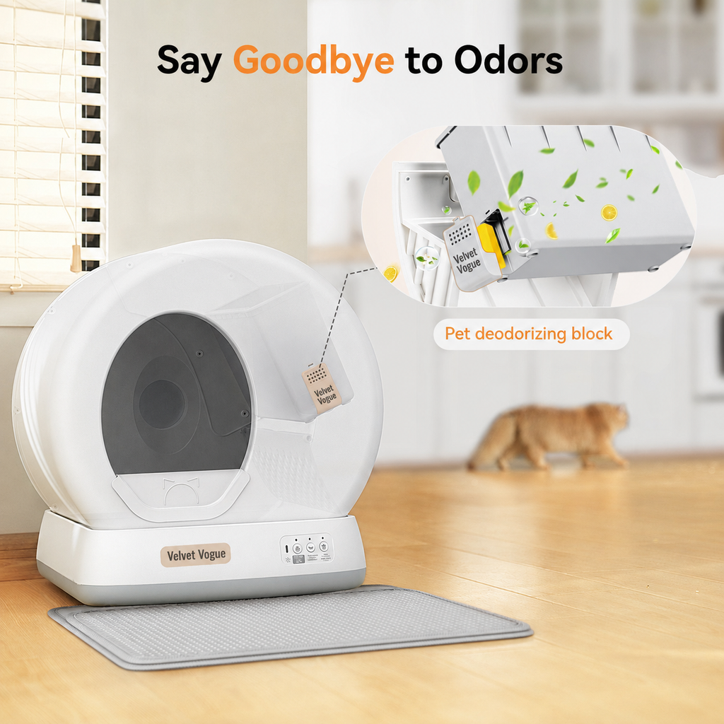 Self-Cleaning Cat Litter Box