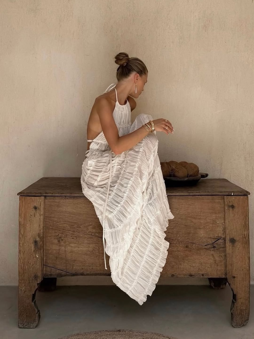 Bohemian Ruffle Two-Piece Set