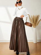 Buttoned Cuff Turtleneck Jumper