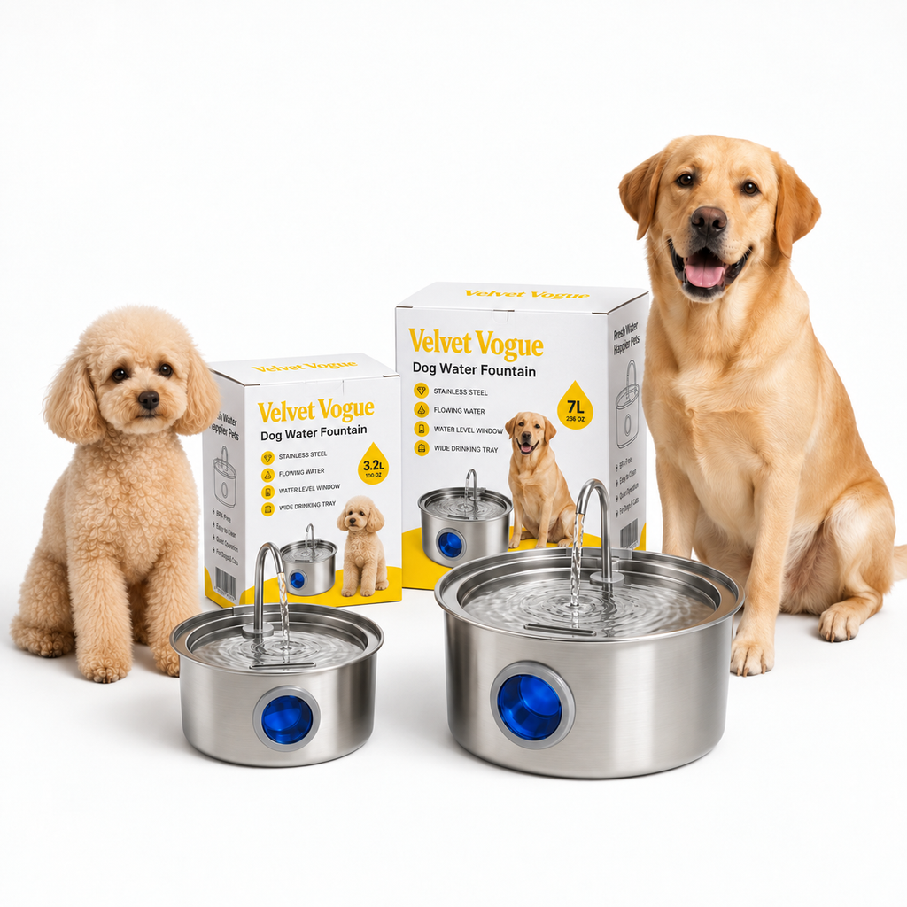 Stainless Steel Dog Water Fountain