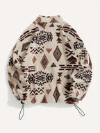 Rosalind Geometric Fleece Zip Jacket - image 5
