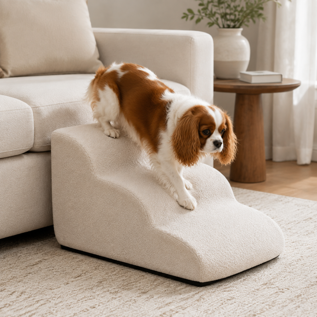 Comfort Steps | Dog Stairs for Bed with Non-Slip Design | Soft Foam for Easy Access