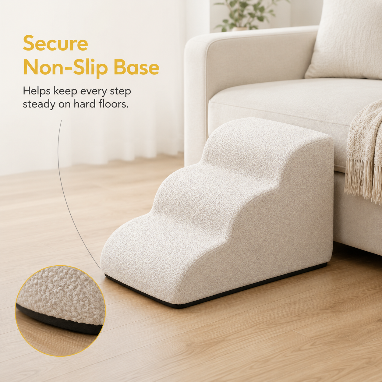Comfort Steps | Dog Stairs for Bed with Non-Slip Design | Soft Foam for Easy Access